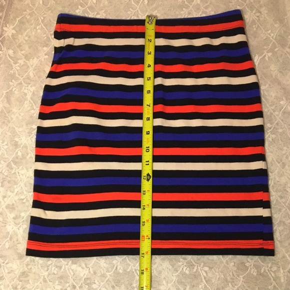 Forever 21 Striped Body-Con Mini Skirt - Picture 3 of 10